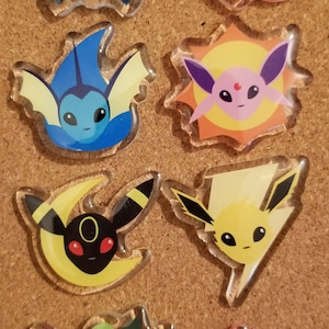 Eeveelution Pins