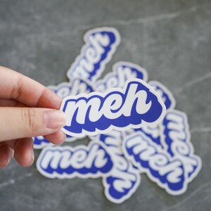 meh/ ビニールステッカー/ /ジャーナルプランナーステッカー/ ラップトップステッカー/ Macbook/装飾
