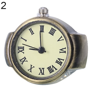 Ring Watch || Roman Numerals - Numbers || Gold, Copper, Bronze || Jewelry Watches