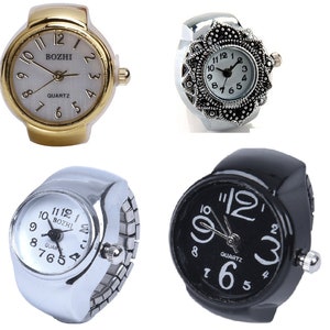 Ring Watches! Various Types || Silver, Gold, Black || Jewelry Watch