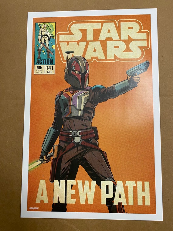 11x17 Star Wars Ahsoka/rebels Series Sabine Wren A New Path (jedi