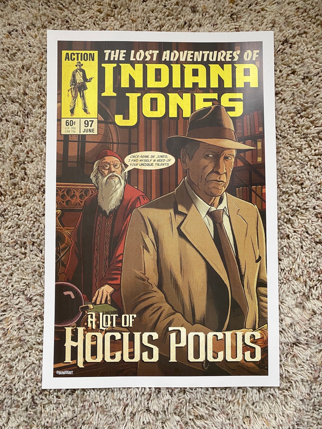 11x17 Harry Potter Dumbledore Crossover Vintage Marvel Further