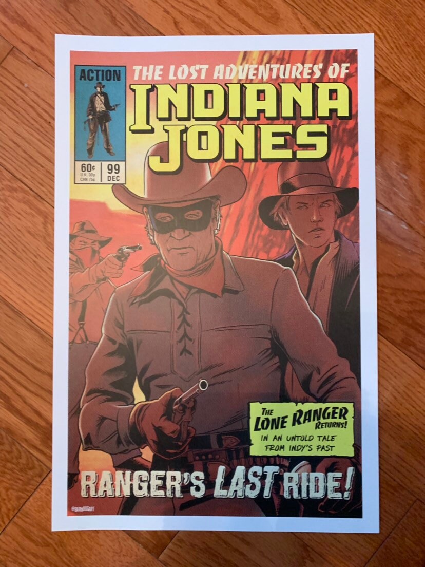 Indiana Jones 11x17 Collector's Movie Posters – Set Of 4 Unframed Prints, Pop Art Style