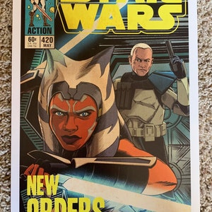 11x17 Star Wars Clone Wars Ahsoka Tano Captain Rex Order 66! VINTAGE
