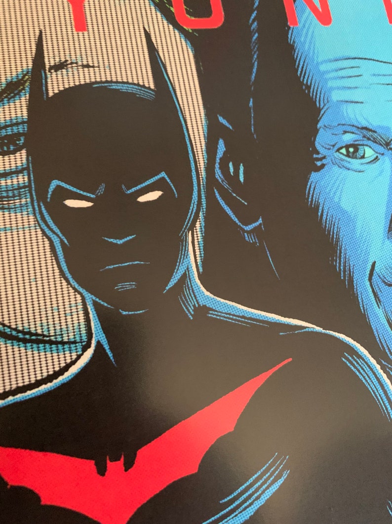 11x17 Batman beyond Elseworld Cover Michael Keaton Bane joker | Etsy