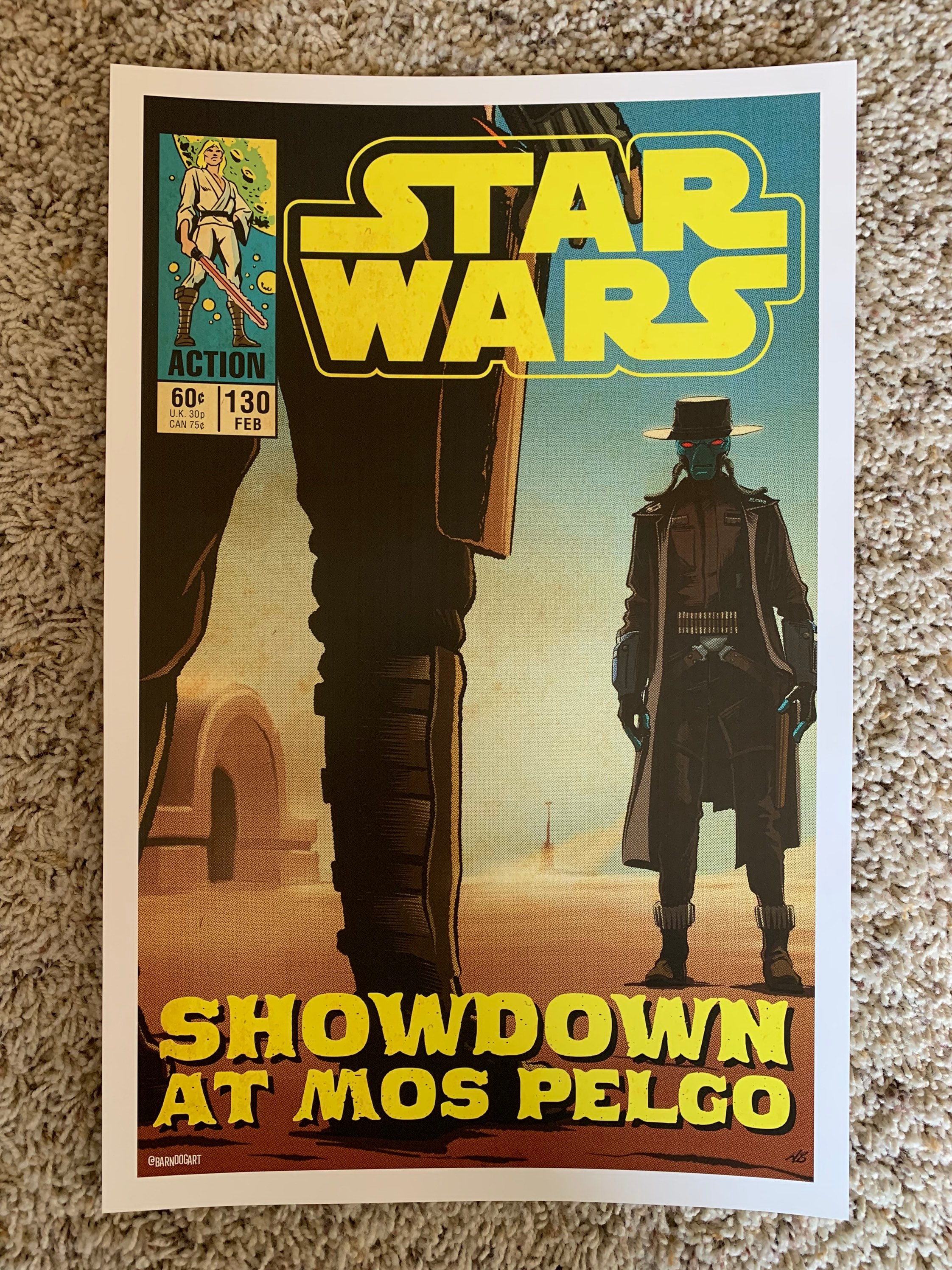 11x17 Star Wars Mandalorian “showdown at mos pelgo” Cad Bane (v2) Book of  Boba Fett VINTAGE comic cover style art tribute - Etsy België, image size:2244x2992