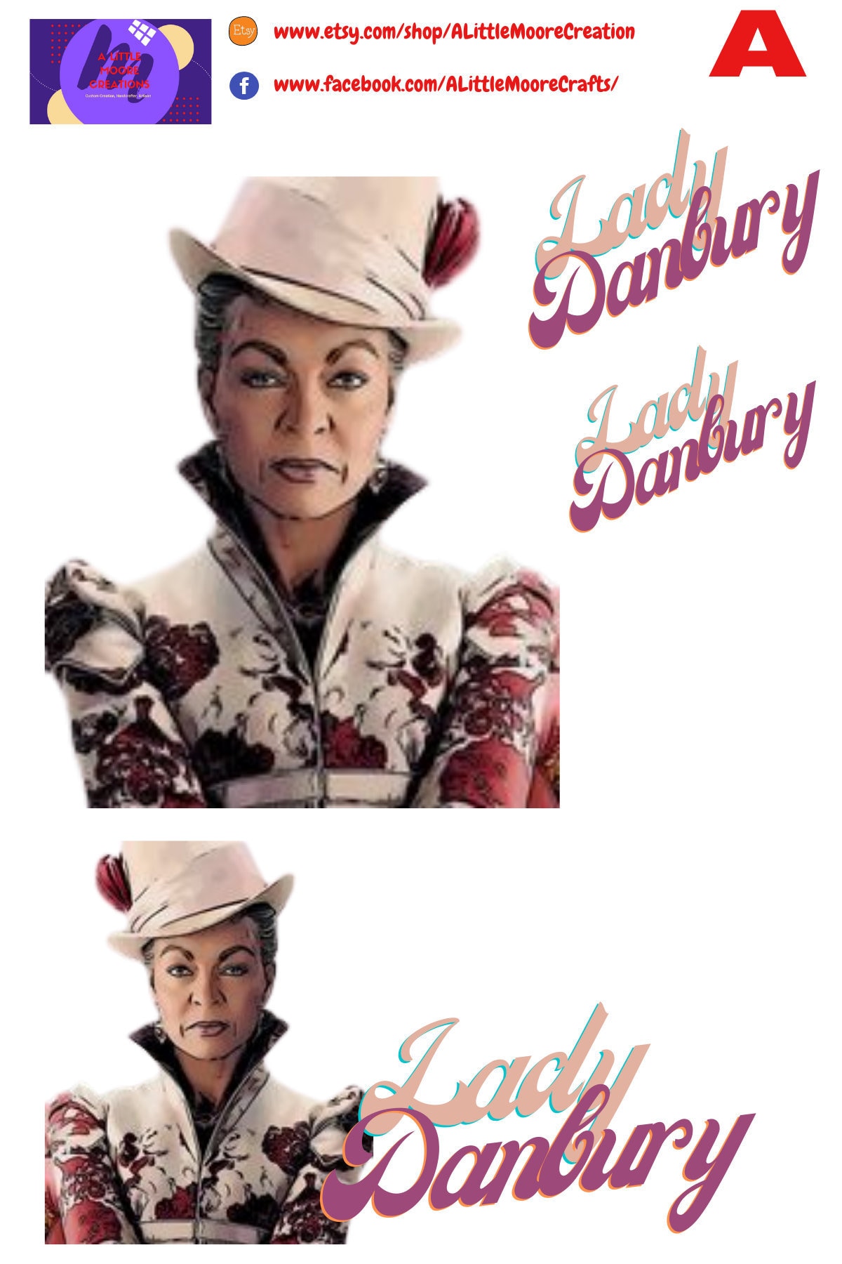 Lady Danbury Etsy