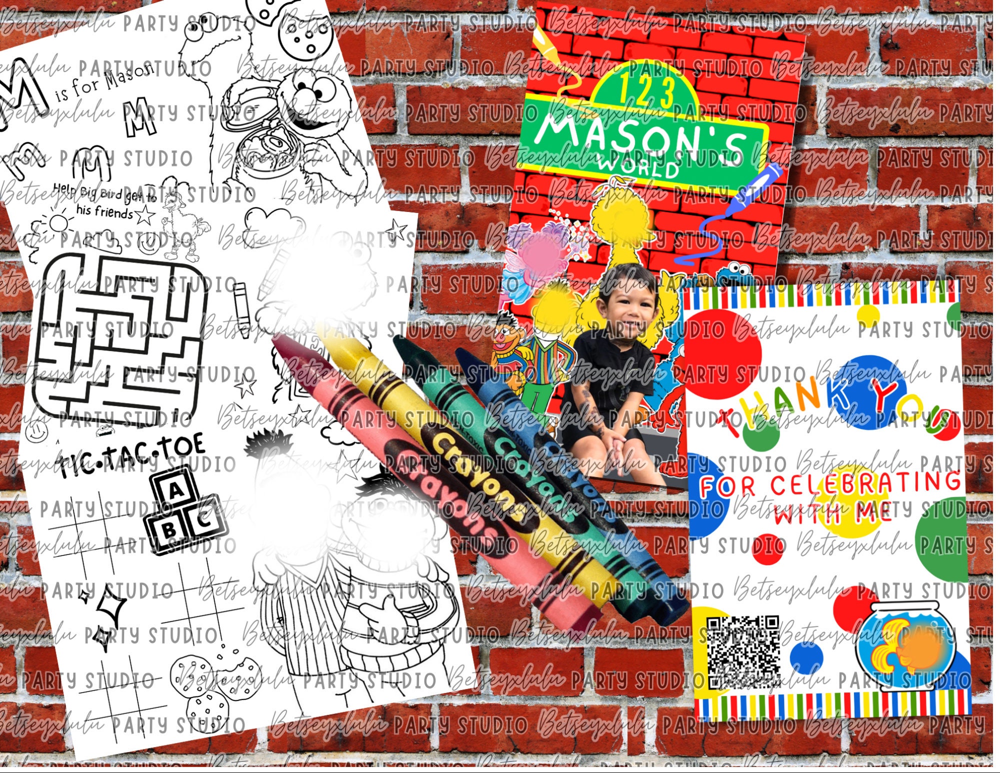 1st Birthday Coloring Pages Coloring Book Party Favors Kids - Etsy