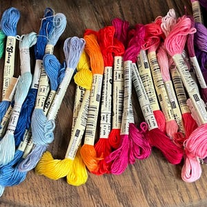 Galaxy Embroidery Floss - Vintage Thread - 38 Skeins