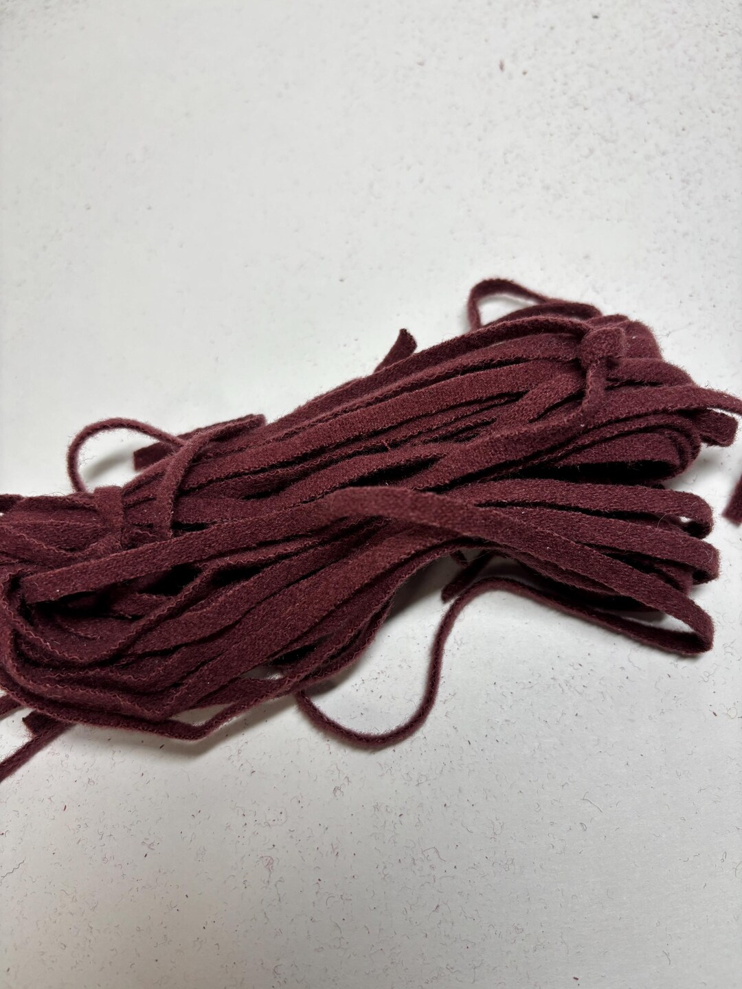 Rug Hooking Wool Strips 15 Strips, 20” Long, #6 Burgundy - Etsy