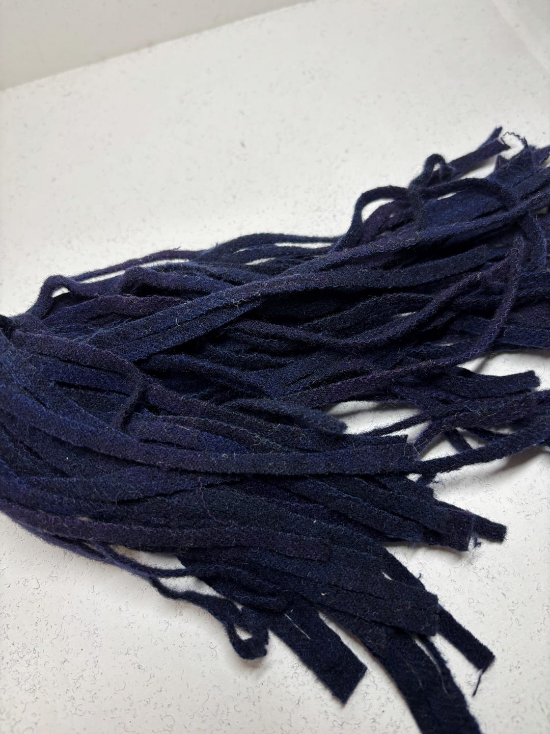 39 Rug Hooking Wool Strips, #6, 12" Long Navy Blue - Etsy