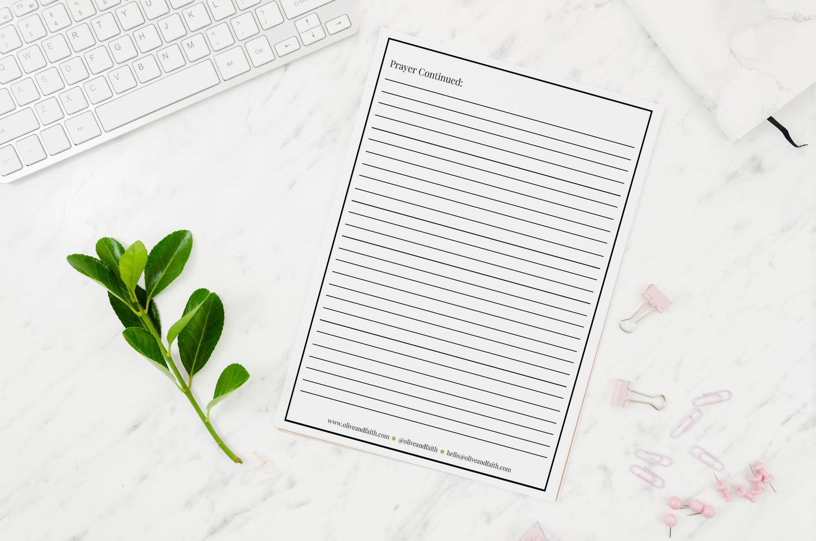 Quiet Time Prayer Journal Printable 8.5x11 Instant Download Etsy