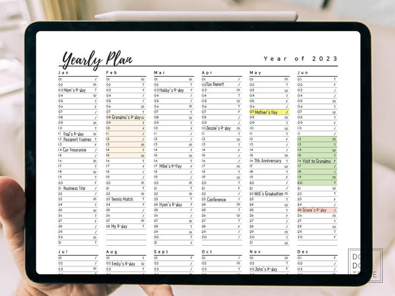 printable-2023-planner-year-at-a-glance-monthly-planner-daily-etsy-canada