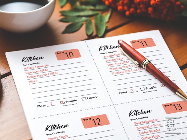 moving box inventory list template moving box inventory list template