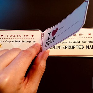 Printable Coupon Book for Moms Coupon Book for Mom Coupon Book for ...