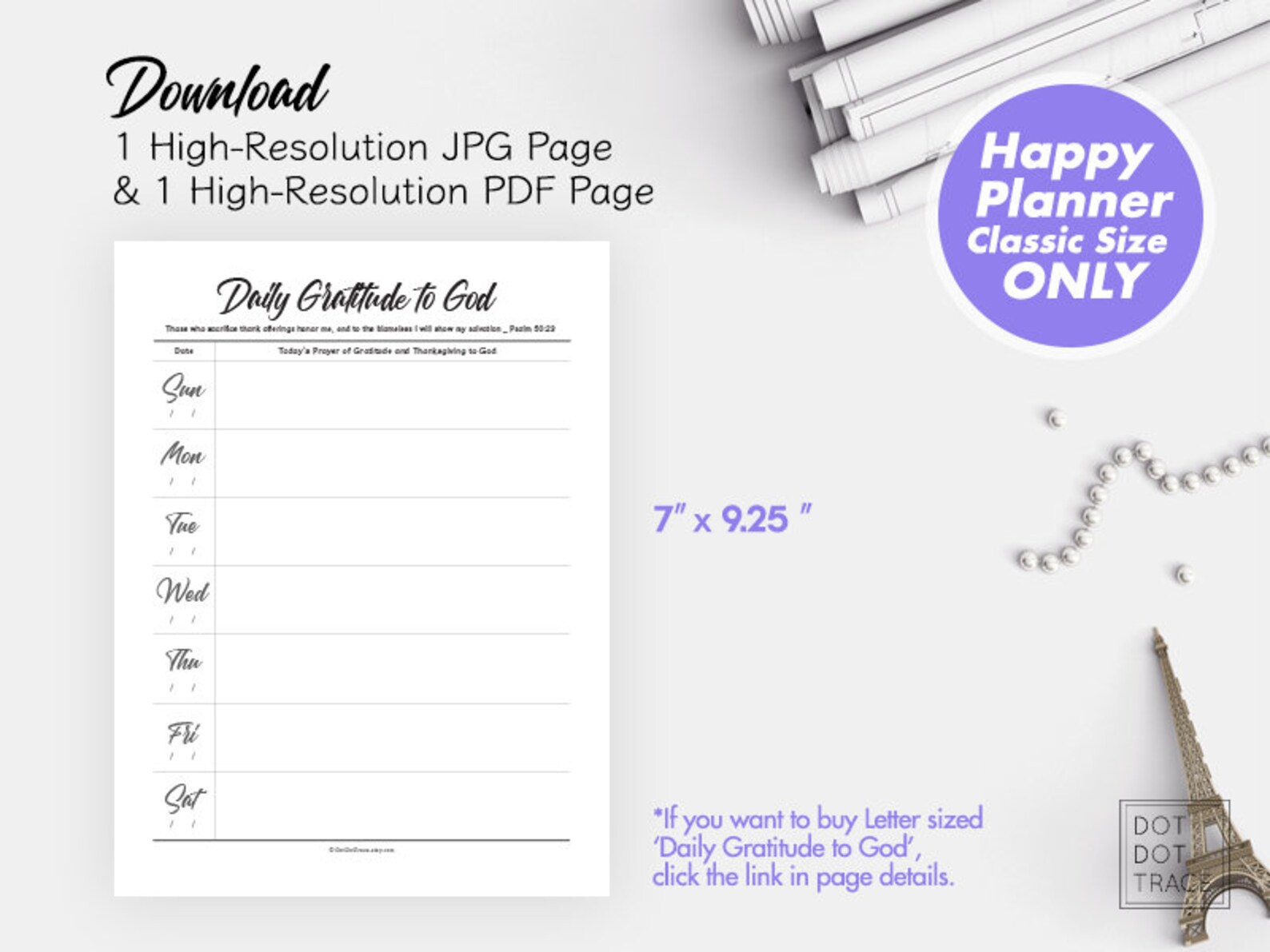 Printable Daily Gratitude to God the Classic Happy - Etsy