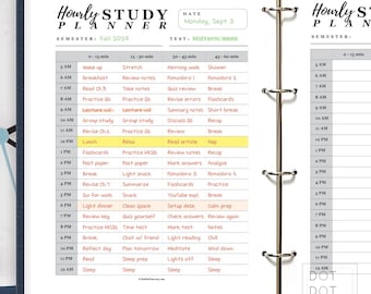 ADHD Study Planner: 15-Minute Schedule, Focus & Time Management (PDF)
