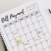 Printable Bill Payment Calendar the Classic Happy Planner-sized 7x9.25 ...