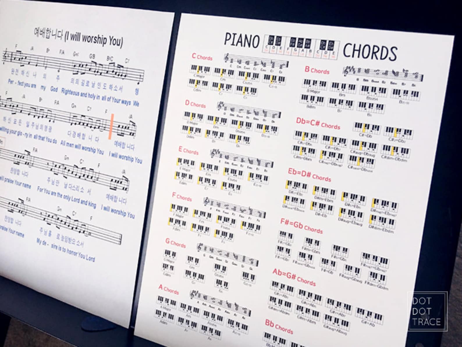 Printable Piano Chords Piano Chord Chart Piano Scales Piano | Etsy