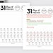 Printable 31 Days of Prayer Template Monthly Prayer Goal List 31 Days ...