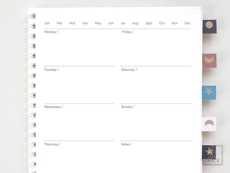 Minimalist Weekly Planner Printable: Daily Schedule, Work Planner ...