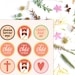 Printable Baptism Cupcake Toppers Christian Cupcake Toppers for Sunday ...