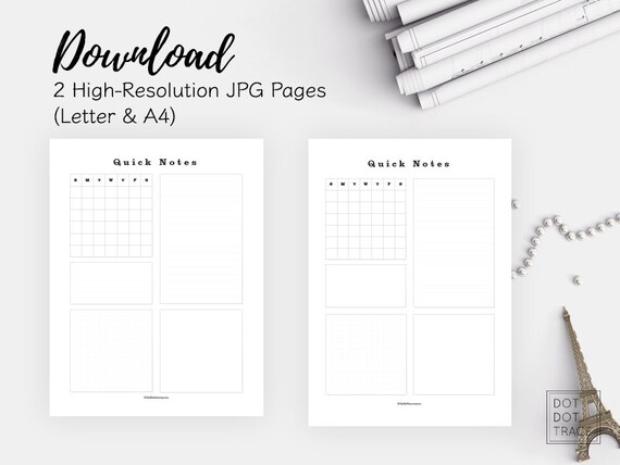 Printable Quick Notes Templates Essential Quick Notes Template On.