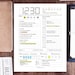 Printable Digital Date Ver Daily Planner Weekly Planner Day - Etsy