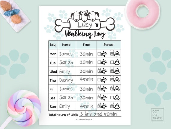 Printable Walking Charts