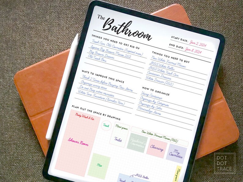 Printable Home Editing Planner House Remodeling Chart Home Etsy