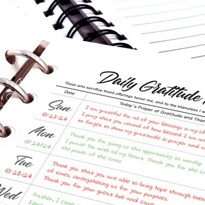 Printable Daily Gratitude to God [the Classic Happy Planner-sized] 7”x9 ...