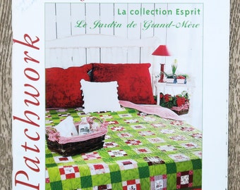 Magazine Quiltmania 22 / Mars-avril 2001, magazine couture, magazine patchwork, patron patchwork, patron couture, plaid en patchwork