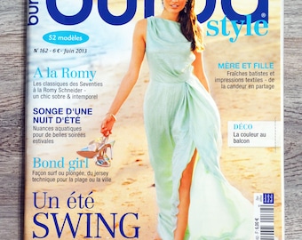 Magazine Burda de juin 2013 (162), patron Burda, magazine couture, revue couture, Burda magazine, technique couture, patron couture