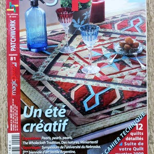 Magic patch 81 magazine, patchwork magazine, patchwork patroon, naai patroon, naai magazine, patchwork plaid, patchwork quilt