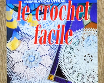 Magazine 1000 mailles / Le crochet facile 4, livre de crochet, patron crochet, explications crochet, napperon au crochet, magazine crochet