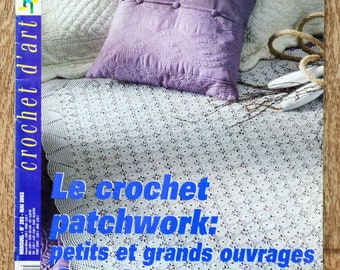 Magazine Tricot sélection / Crochet d'art 293, patron crochet, magazine crochet, napperon au crochet, plaid au crochet, toque au crochet