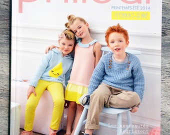 Magazine Phildar 106 Pitchoun / Printemps-été 2014, catalogue tricot, catalogue Phildar, tricot enfant, tricot été, patron tricot