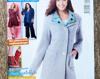 Naaimode Magazine 15 / Winter, naaitijdschrift, naaipatroon, Eenvoud patroon, Eenvoud tijdschrift, jaspatroon, jurkpatroon