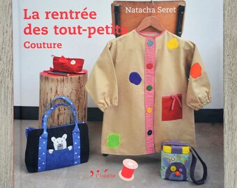 NEW / Back to School Book for Toddlers, sewing book, children's sewing, sewing pattern, sewing accessories, school accessories, sewing bag