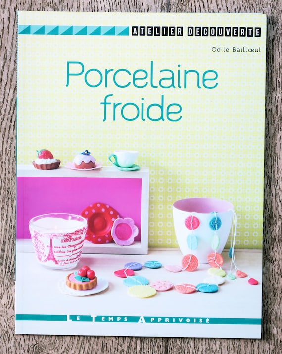 Livre porcelaine froide, création de bijoux, modelage bijoux, bijoux  fantaisie, bague fleurie, boucles d'oreille, objets en porcelaine -   France