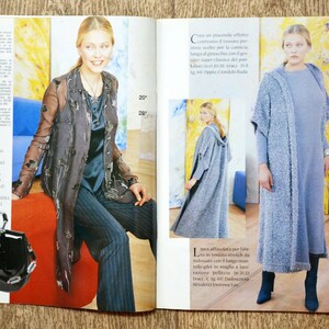 Magazine Modellina 41 / Fall-winter 1999-2000, magazine couture, pattern couture, magazine couture, pattern woman, pattern dress, pattern jacket image 3