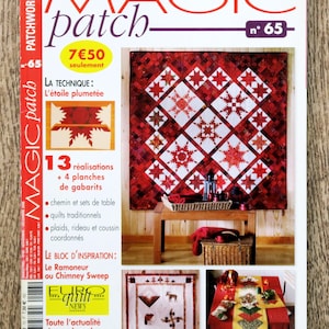 Magic Patch 65 Magazine, patchwork magazine, patchwork patroon, naai patroon, naai magazine, patchwork deken, patchwork quilt