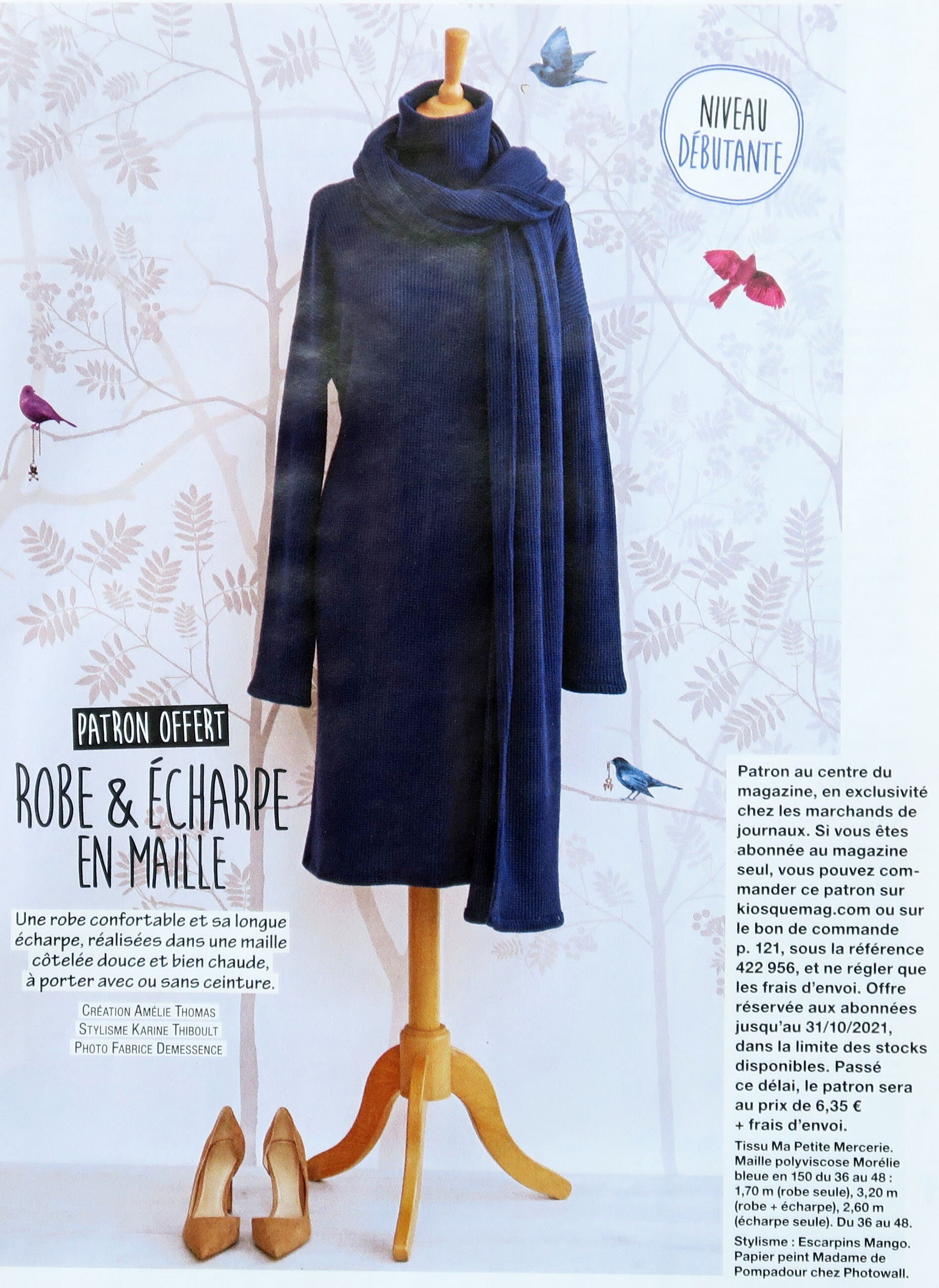 Patron De Couture Modes Et Travaux N°517627 - Pour Robe - Neuf