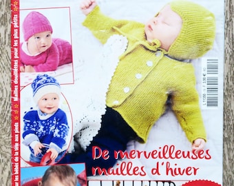 Magazine Sandra 19 / Spécial bébé, magazine tricot, catalogue tricot, explications tricot, revue tricot, layette bébé, tricot bébé