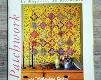 Quiltmania 46 Magazine, patchwork magazine, patchwork review, patchwork pattern, sewing pattern, quilts to sew, patchwork blanket