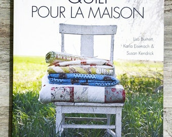 NEUF / Livre Quilt pour la maison, 35 créations couture, livre patchwork, patron patchwork, patron couture, patron coussin