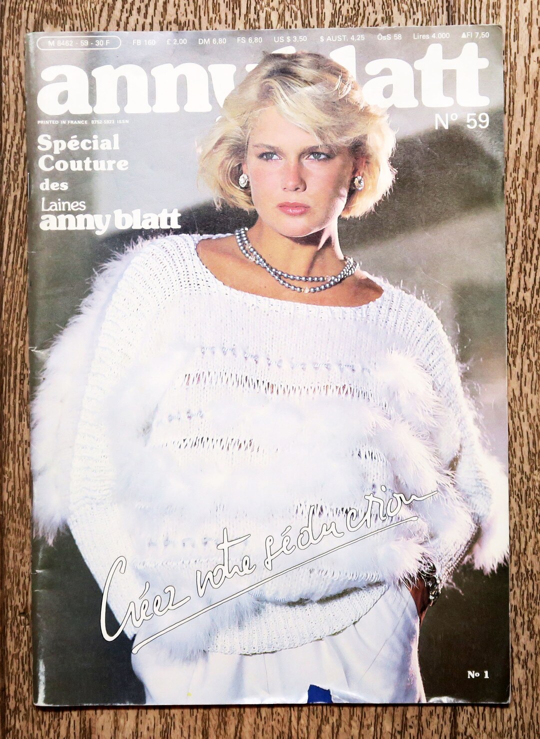 Anny Blatt Knitting Magazine 59 / Special Couture, Knitting Catalog