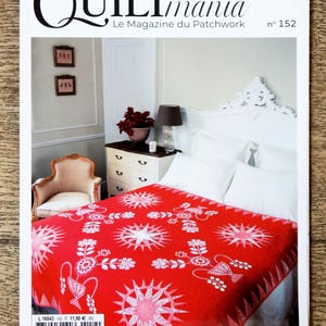 Quiltmania Magazine 152, patchwork magazine, sewing magazine, sewing blanket, patchwork pattern, Christmas patchwork, quilt