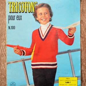 100 Knitting Magazine for Them, Knitting Magazine, Crochet Magazine, Vintage Knitting, Kids Knitting, Vintage Pattern, Vintage Sweater