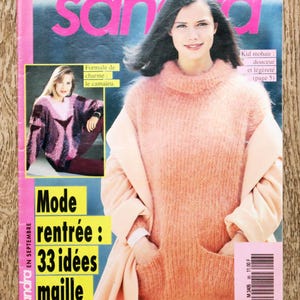 Sandra Knitting Magazine 86 / September 1991, knitting magazine, knitting catalog, vintage knitting, women&#39;s knitting, knitting pattern, children&#39;s knitting